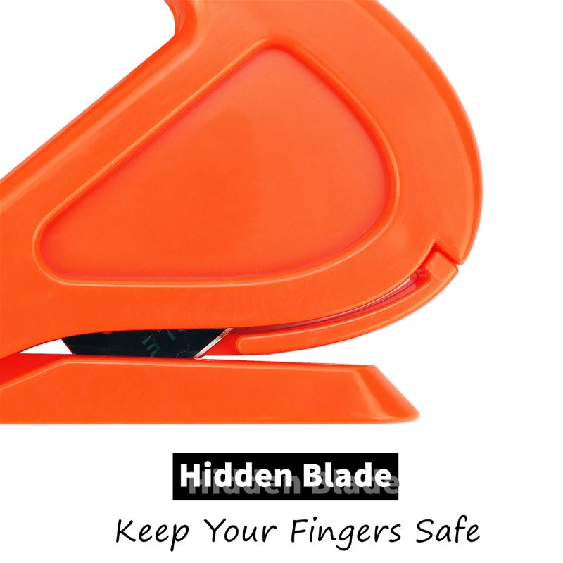 CARTINTS 2Pack Snitty Safety Vinyl Film Cutter Paper Carbon Fiber Cutting Tool Craft Knife Utility Knife Film Wrap Paper Cutter with Razor Blade for Window Tint, Car Wrap, Craft Making - Image 4